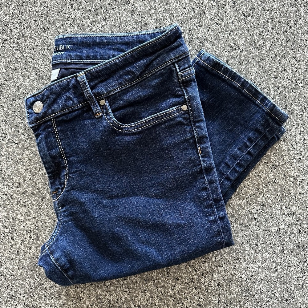 Banana Republic Jeans Womens 10 32x30 Classic Skinny Low Rise Stretch Denim